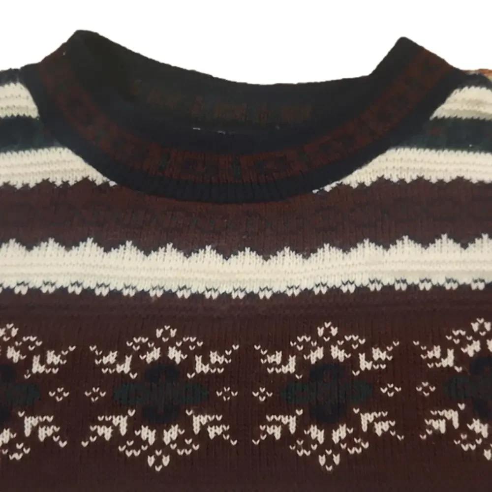Punky Festive Red & Blue Winter Sweater